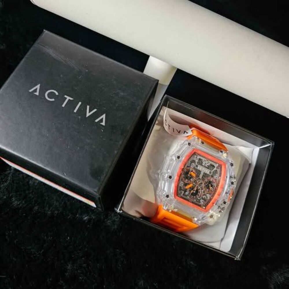 Invicta Activa Orange with silicone band. New in box!
